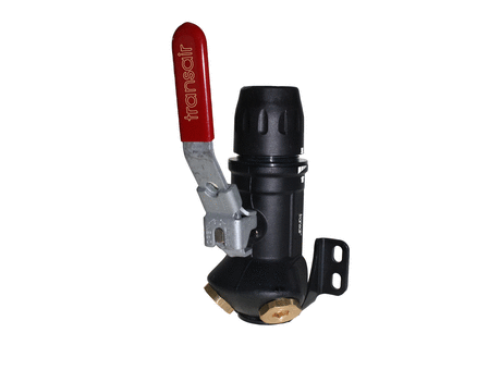 Parker Transair Port Wall Bracket 45° With Ball Valve Female BSPP 6693 17 21 - Parker Store Nigeria