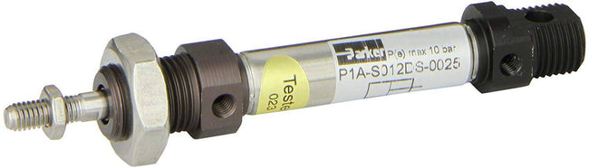 Pneumatic Cylinder 25mm Stroke, P1A Series - P1A-S012DS-0025 - Parker Store Nigeria